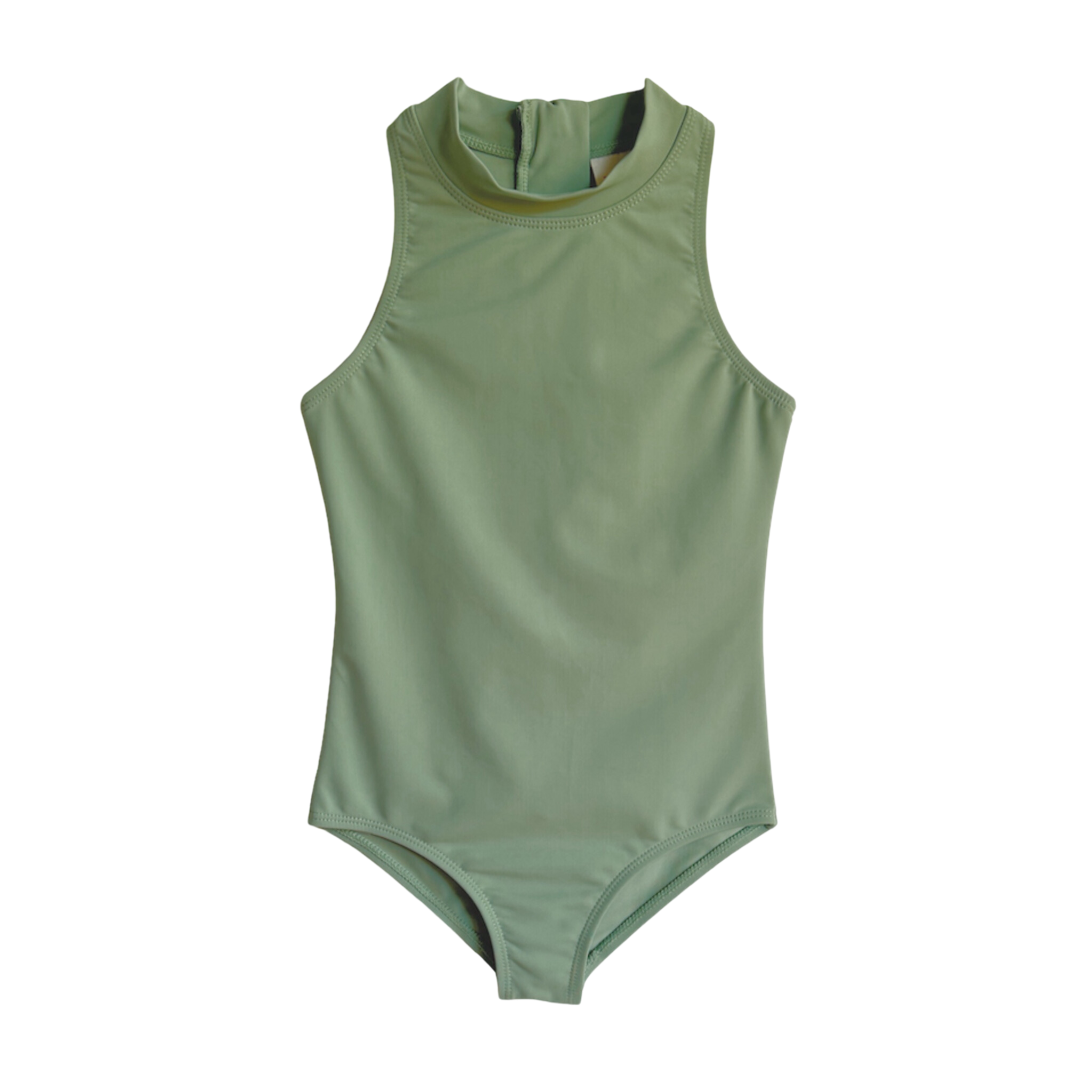 THE HIGH NECK SWIMSUIT - MINT