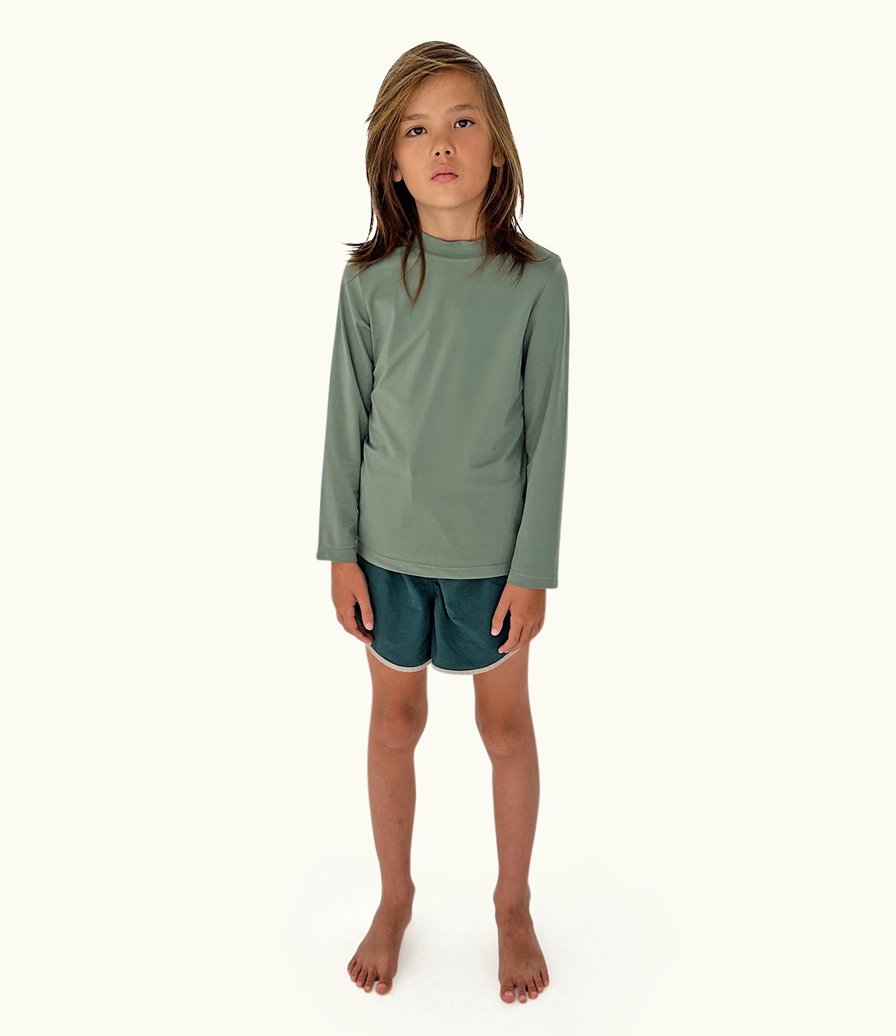 THE LONG SLEEVE SUN SHIRT - MOSS