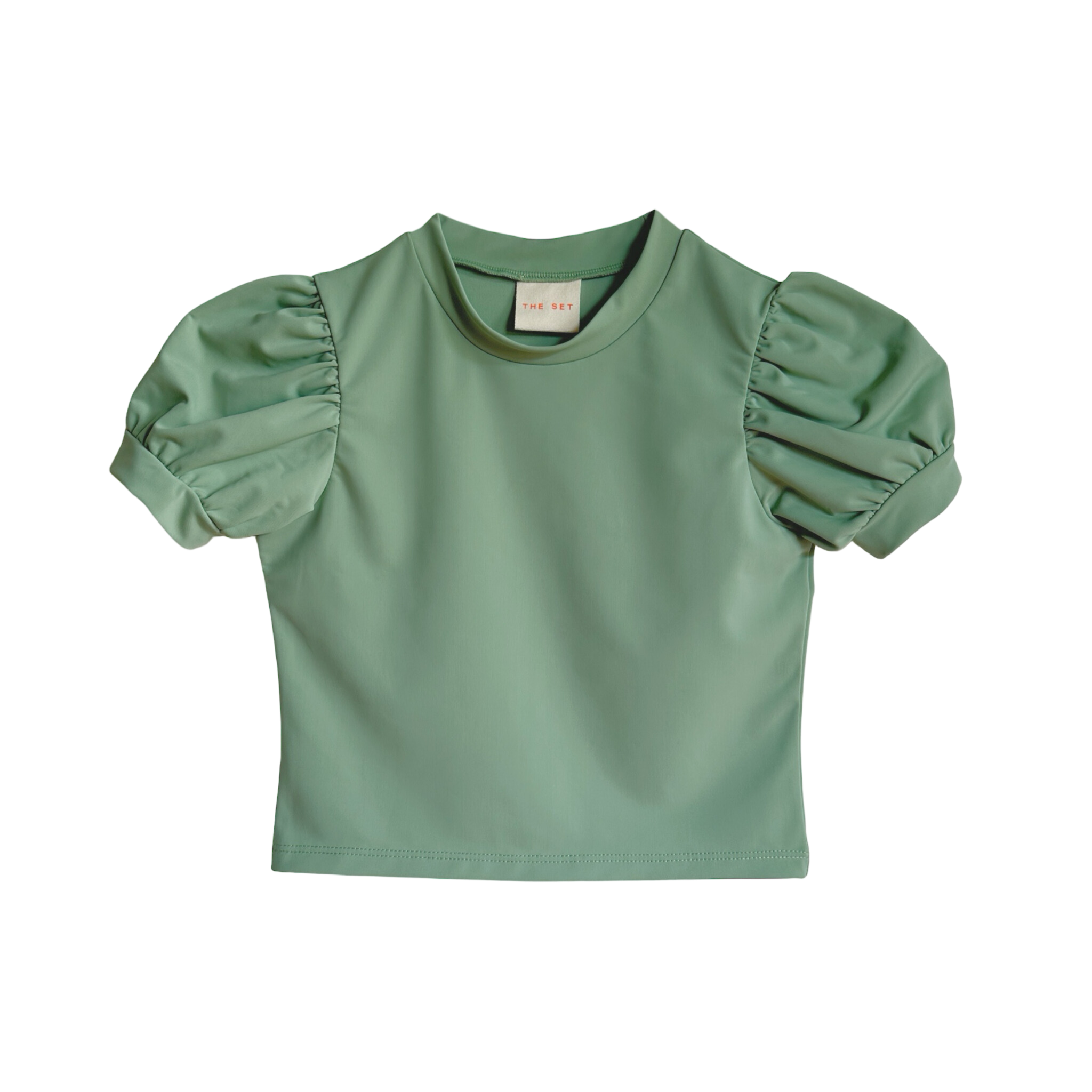 THE PUFF SLEEVE SUN SHIRT - MINT