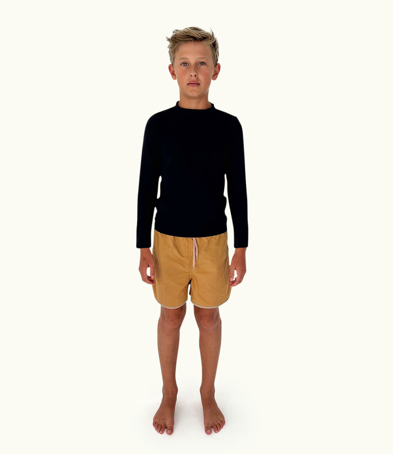 THE QUICK DRY SWIM SHORT - CAMEL