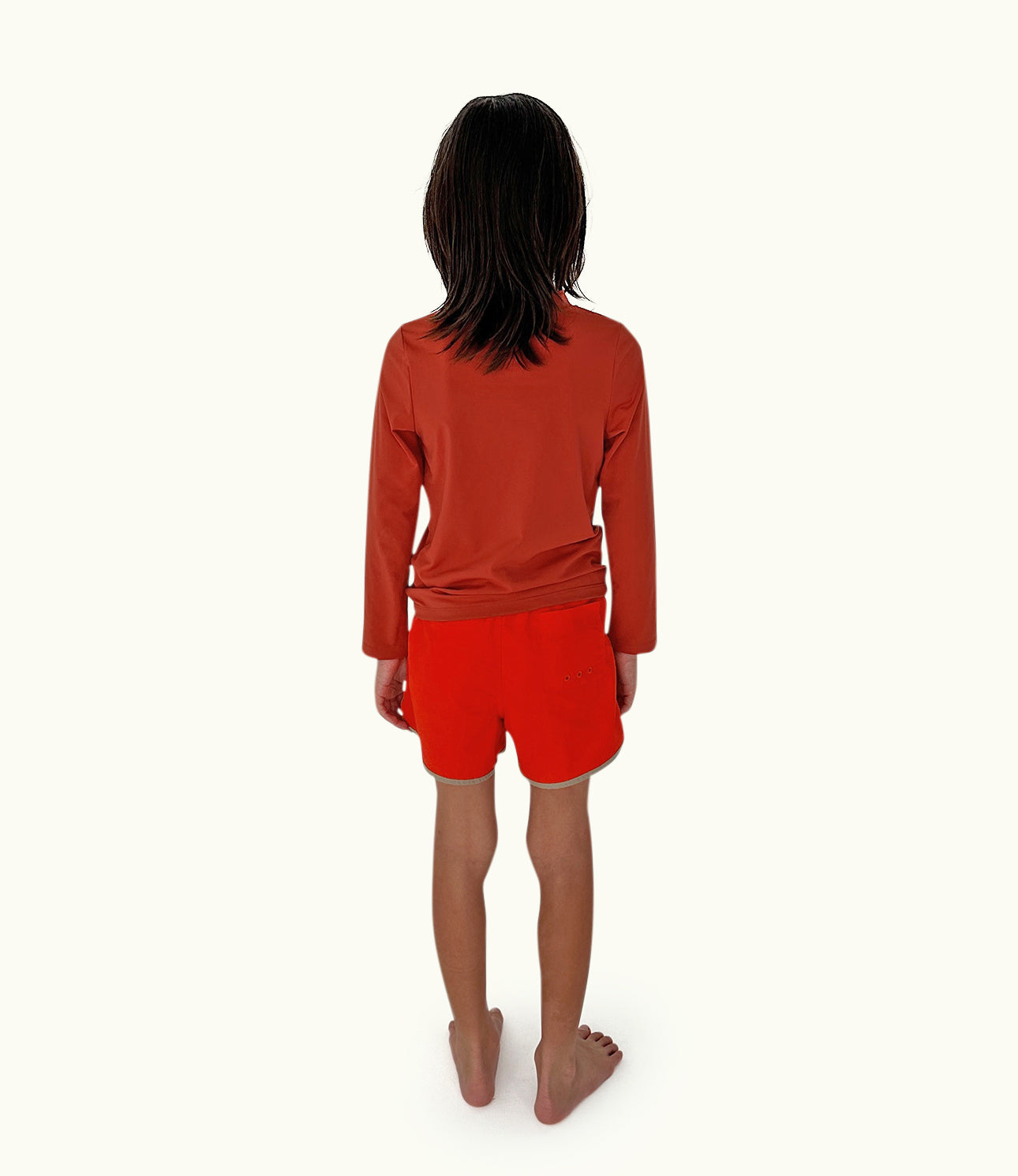 THE QUICK DRY SWIM SHORT - TOMATO